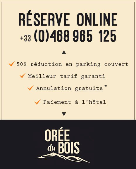 Promotion - Hôtel Orée du Bois